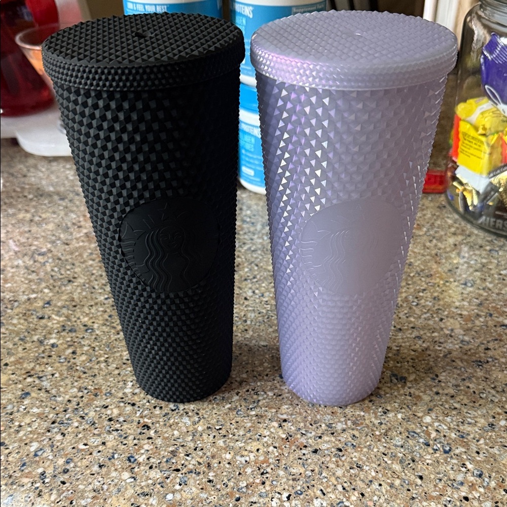 Starbucks Black and White Studded Tumblers